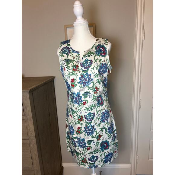 Joy & Co. | Paisley Floral Print Sheath Dress | Large - Picture 3 of 14